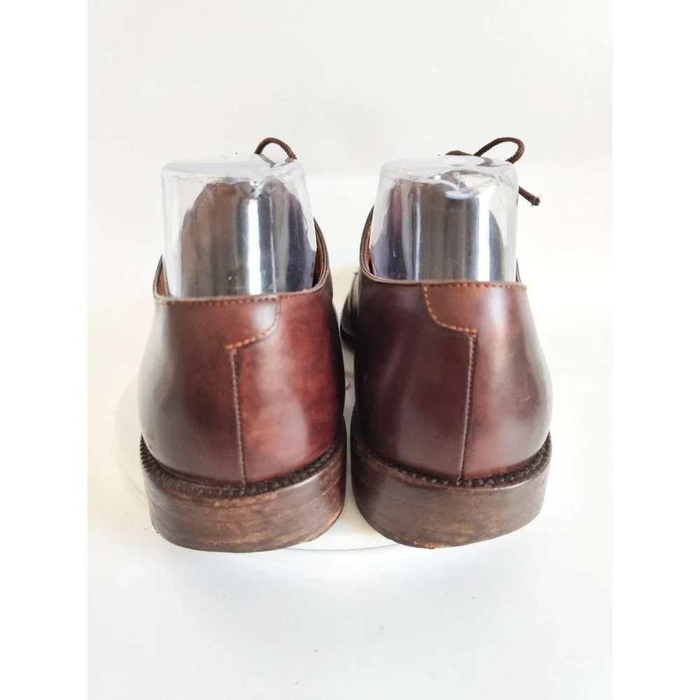 Cole Haan Derby Shoes 6.5 E Wide Leather Soles Lace Up Dress Split Toe Brown
